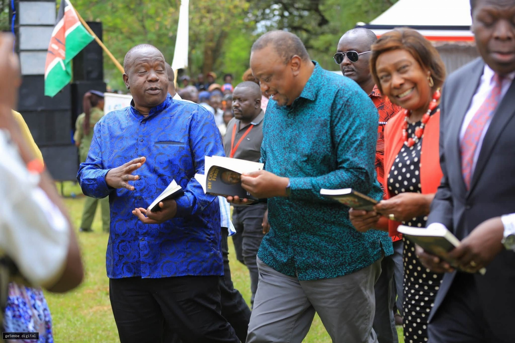 UHURU DISTANCES HIMSELF FROM POLITICAL SPONSORSHIP, RULES OUT SEEKING OFFICE Kitale.