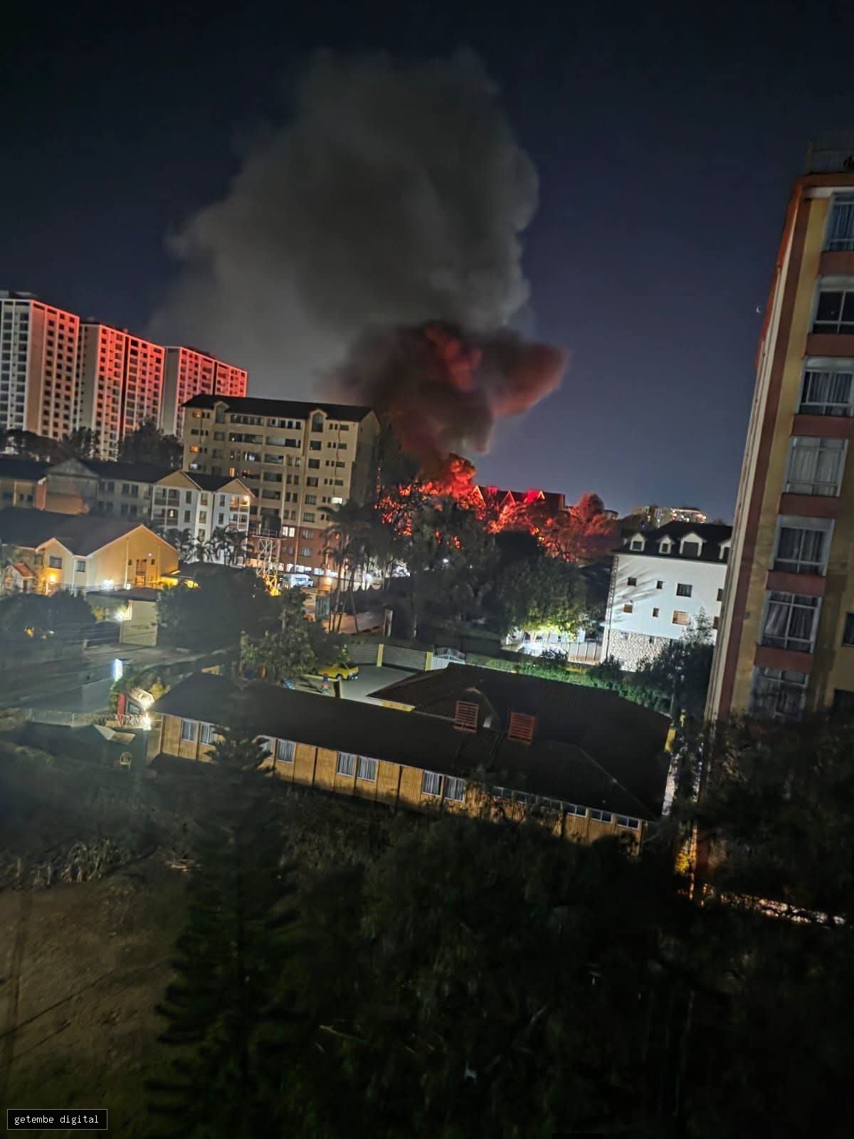 OLE DUME ROAD FIRE: SEVERAL VEHICLES DESTROYED IN KILIMANI GARAGE BLAZE