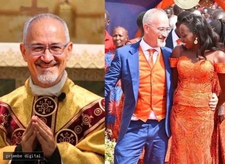 ITALIAN PRIEST SANDRO FERRETTO LEAVES PRIESTHOOD, MARRIES TUGEN WOMAN IN BARINGO