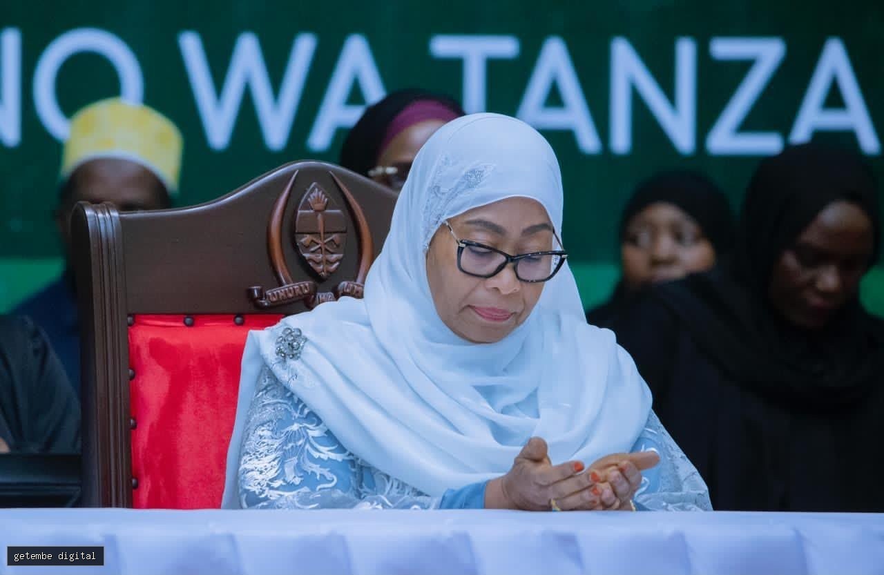 PRESIDENT SAMIA OBSERVES MOURNING PERIOD AFTER HUSBAND’S DEATH