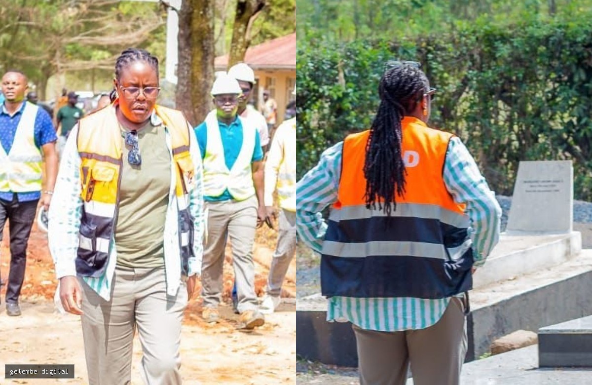 WINNIE ODINGA MAKES FIRST VISIT TO RAILA ODINGA’S GRAVE AS MAUSOLEUM CONSTRUCTION CONTINUES