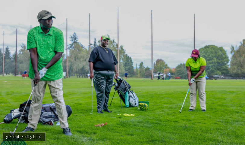 GACHAGUA ENJOYS GOLF OUTING WITH WIFE AND KENYANS IN THE US